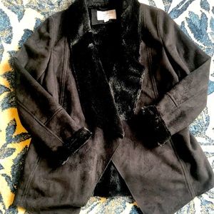 Lovely black faux shearling Jacket.